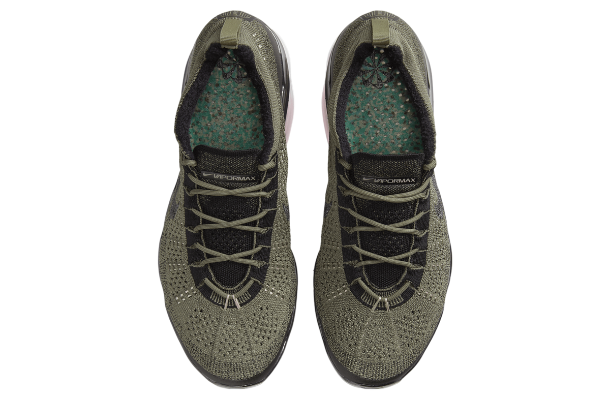 Nike Air VaporMax 2023 Flyknit Medium Olive / Pink Oxford - Image 5