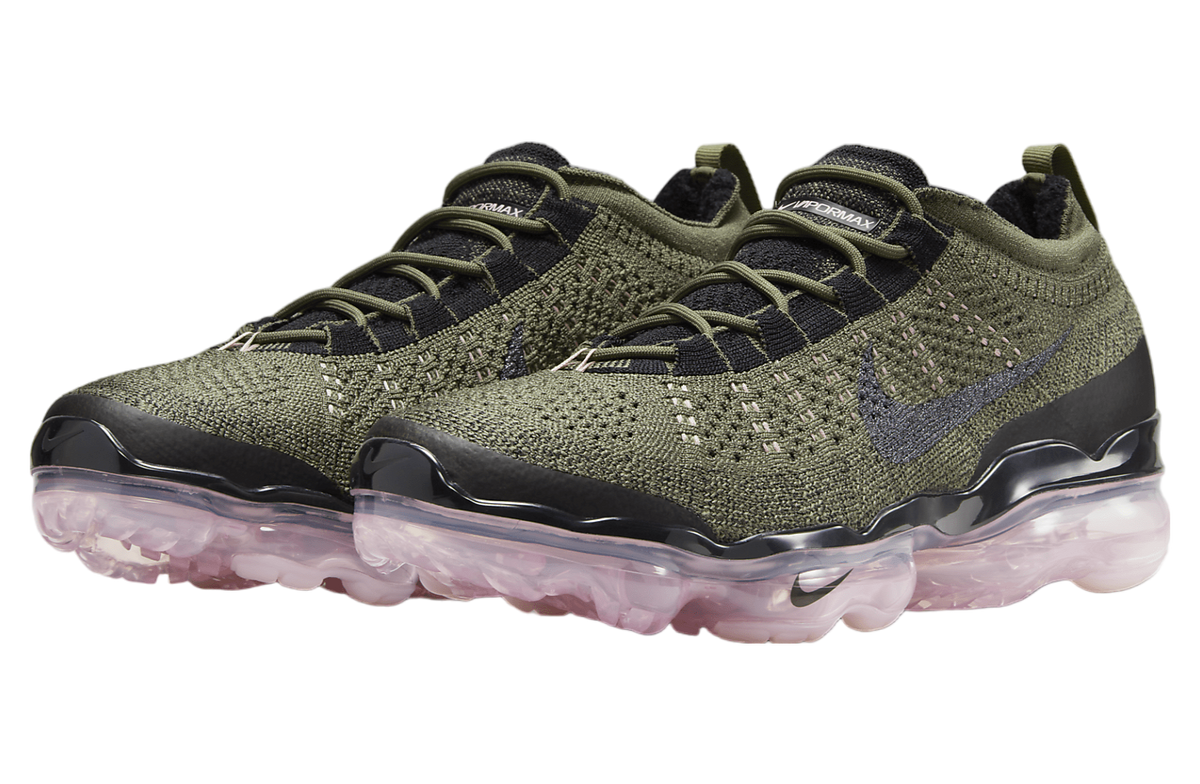 Nike Air VaporMax 2023 Flyknit Medium Olive / Pink Oxford - Image 6