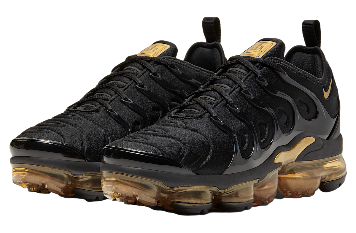 Nike Air Vapormax Plus Black / Metallic Gold - Image 5
