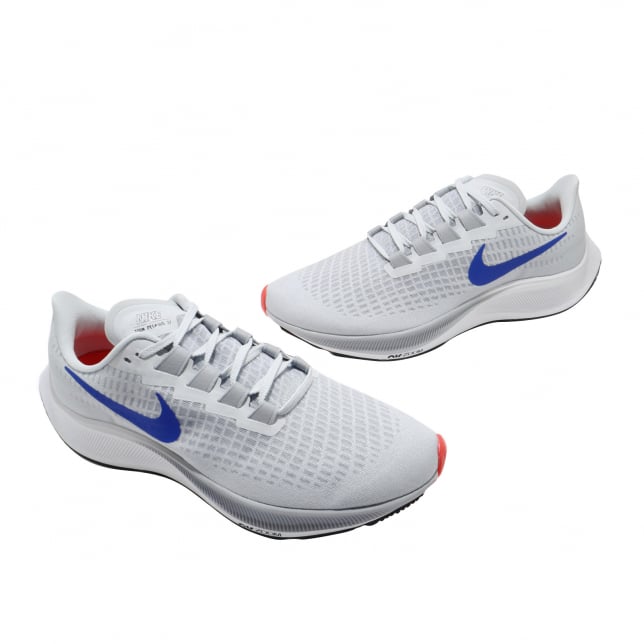 Nike Air Zoom Pegasus 37 Pure Platinum Racer Blue - Image 6