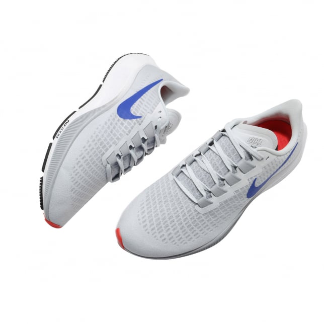 Nike Air Zoom Pegasus 37 Pure Platinum Racer Blue - Image 7