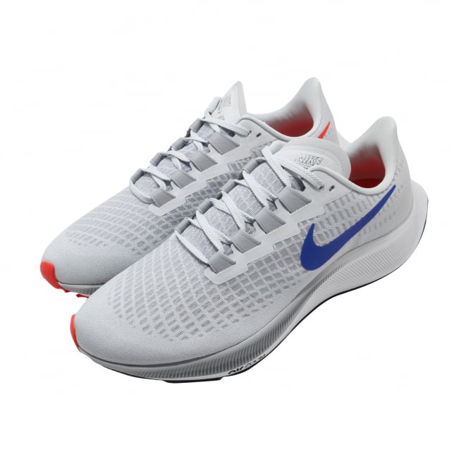 Nike Air Zoom Pegasus 37 Pure Platinum Racer Blue - Image 8