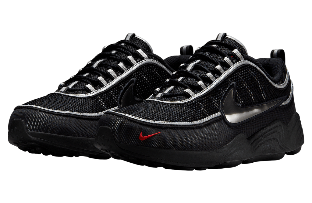 Nike Air Zoom Spiridon Black / Metallic Silver - Image 2