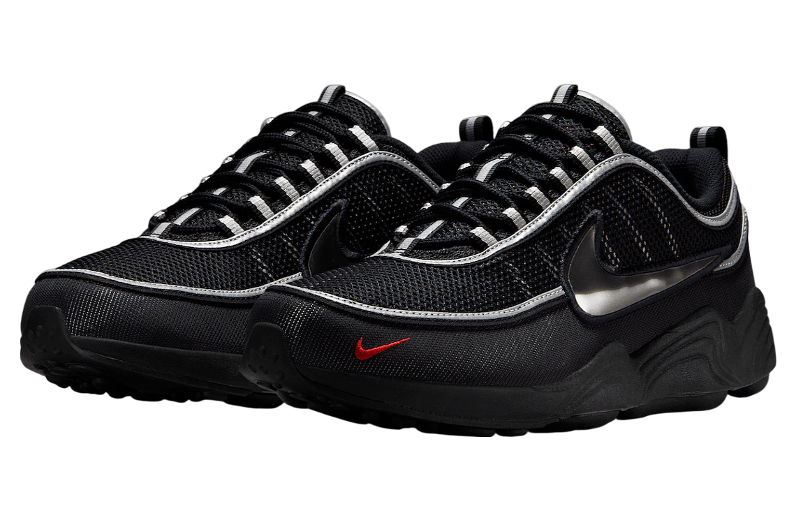Nike Air Zoom Spiridon Black / Metallic Silver - Image 2
