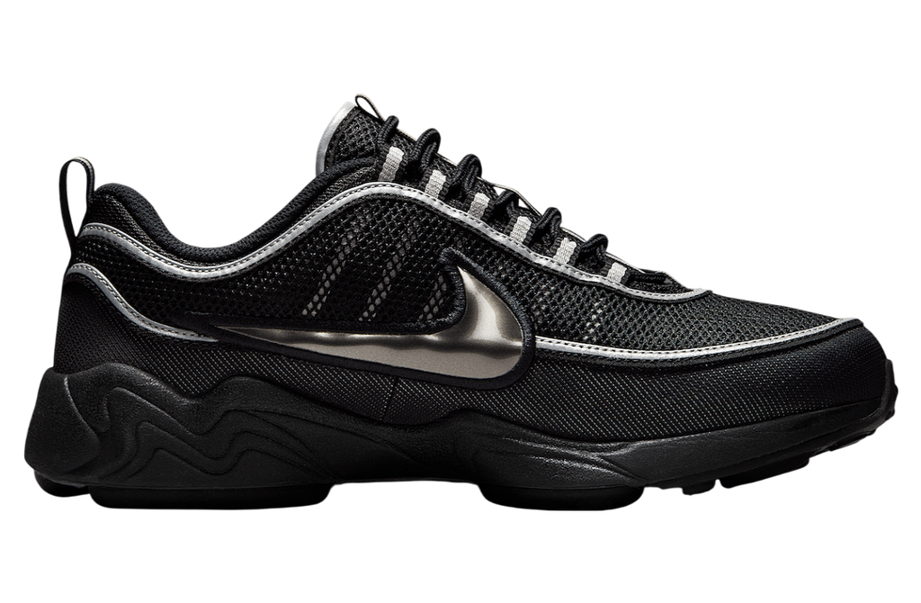 Nike Air Zoom Spiridon Black / Metallic Silver - Image 3
