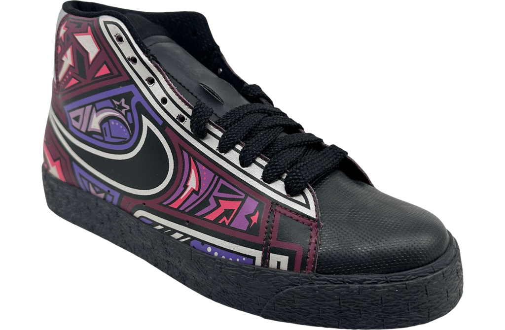 Nike Blazer High Blck / Cherrywood Red - Image 2