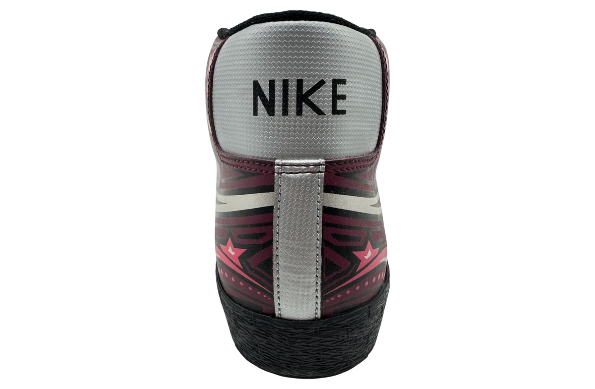 Nike Blazer High Blck / Cherrywood Red - Image 5