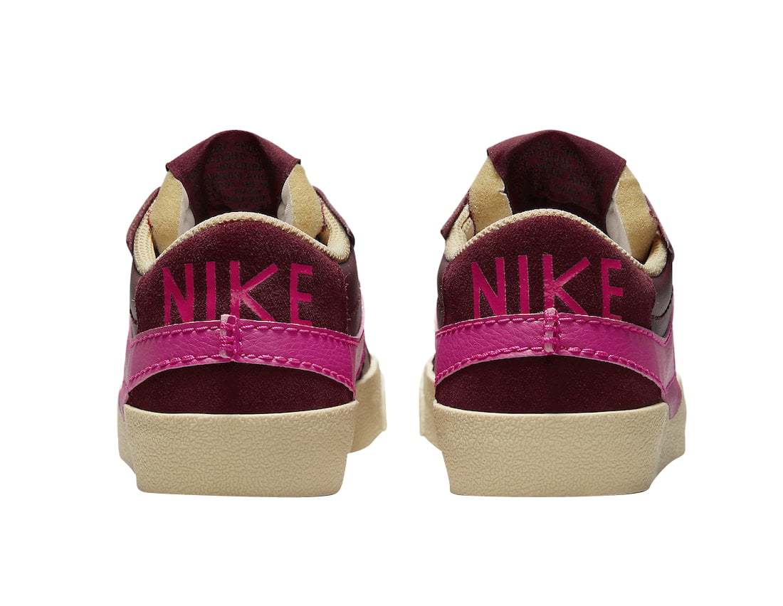 Nike Blazer Low Jumbo Burgundy Hot Pink - Image 5