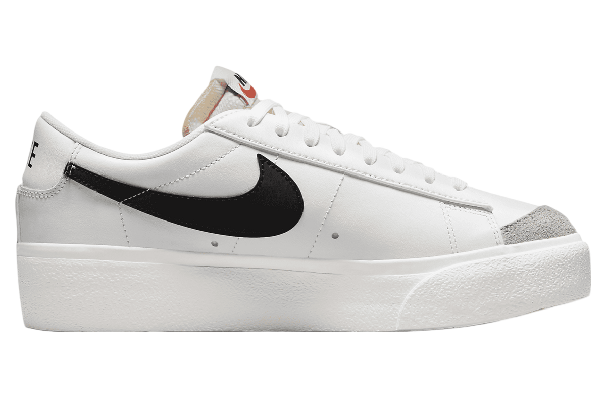 Nike Blazer Low Platform WMNS White / Sail / Team Orange - Image 4