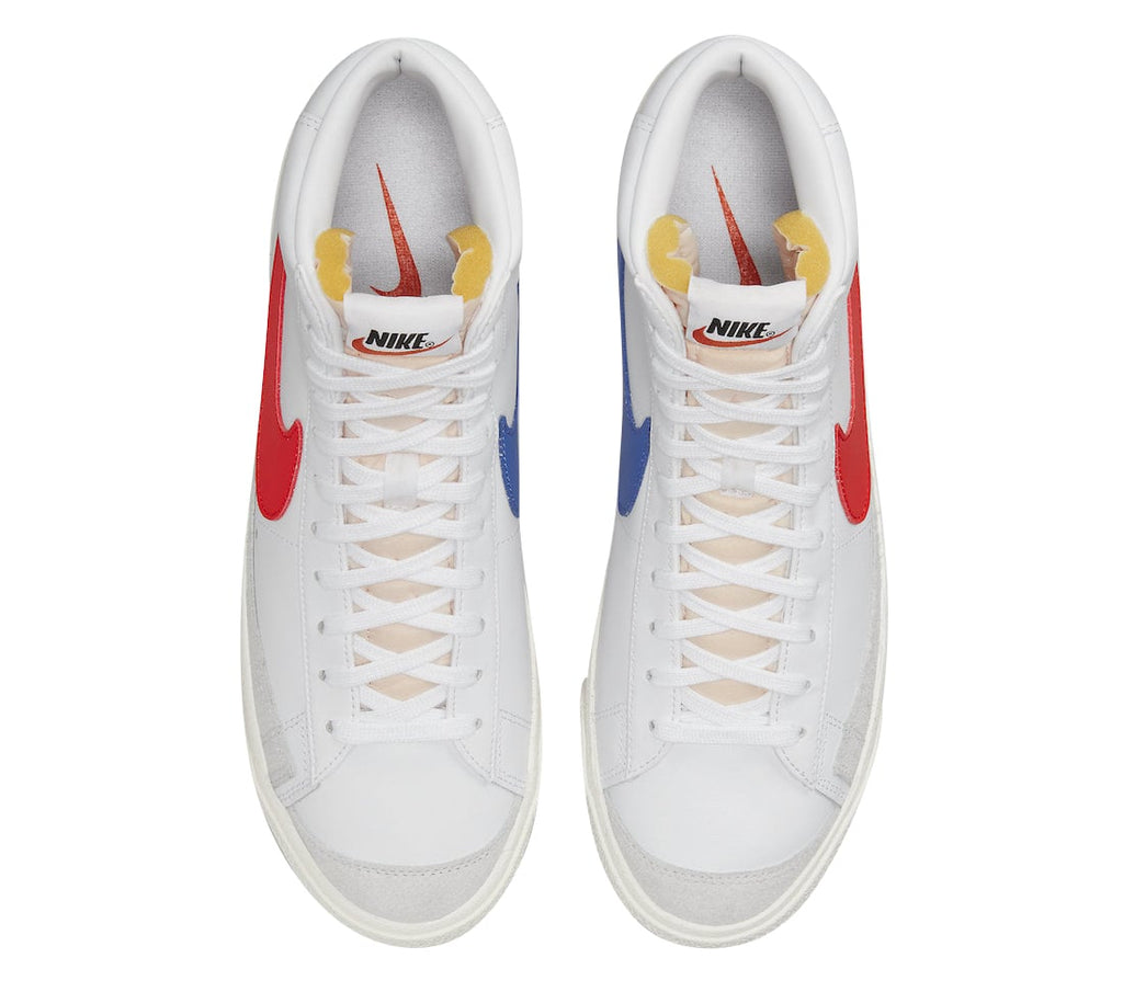 Nike Blazer Mid 77 White Red Blue - Image 4