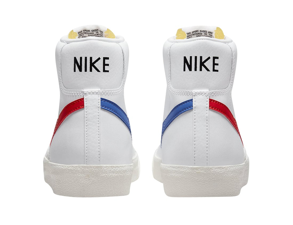 Nike Blazer Mid 77 White Red Blue - Image 5