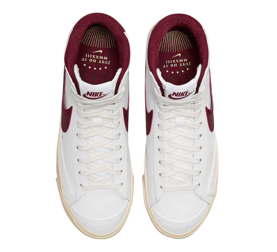 Nike Blazer Mid Just Do It Summit White Team Red - Image 4