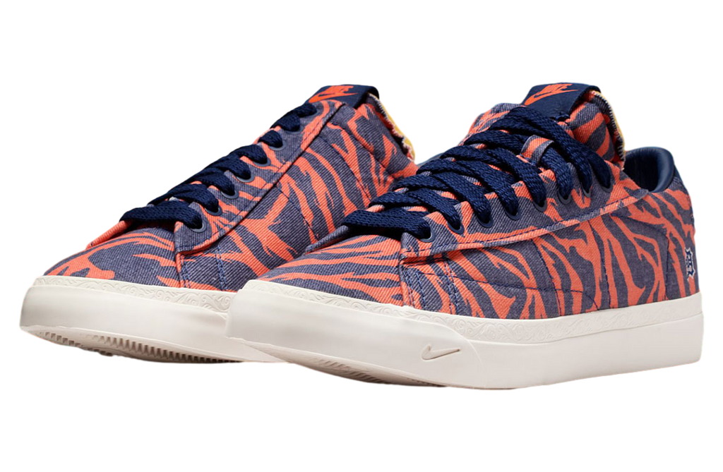 Nike Blazer Orange / Blue - Image 2