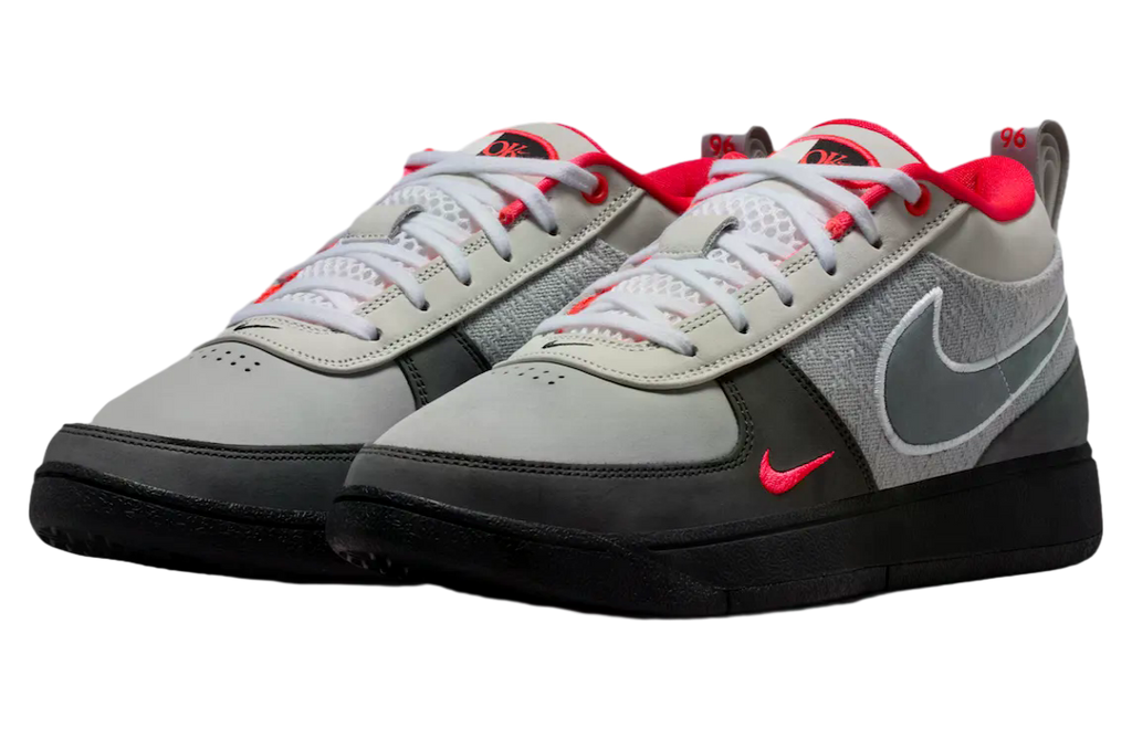 Nike Book 1 Solar Red Wolf Grey / Cool Grey - Image 2