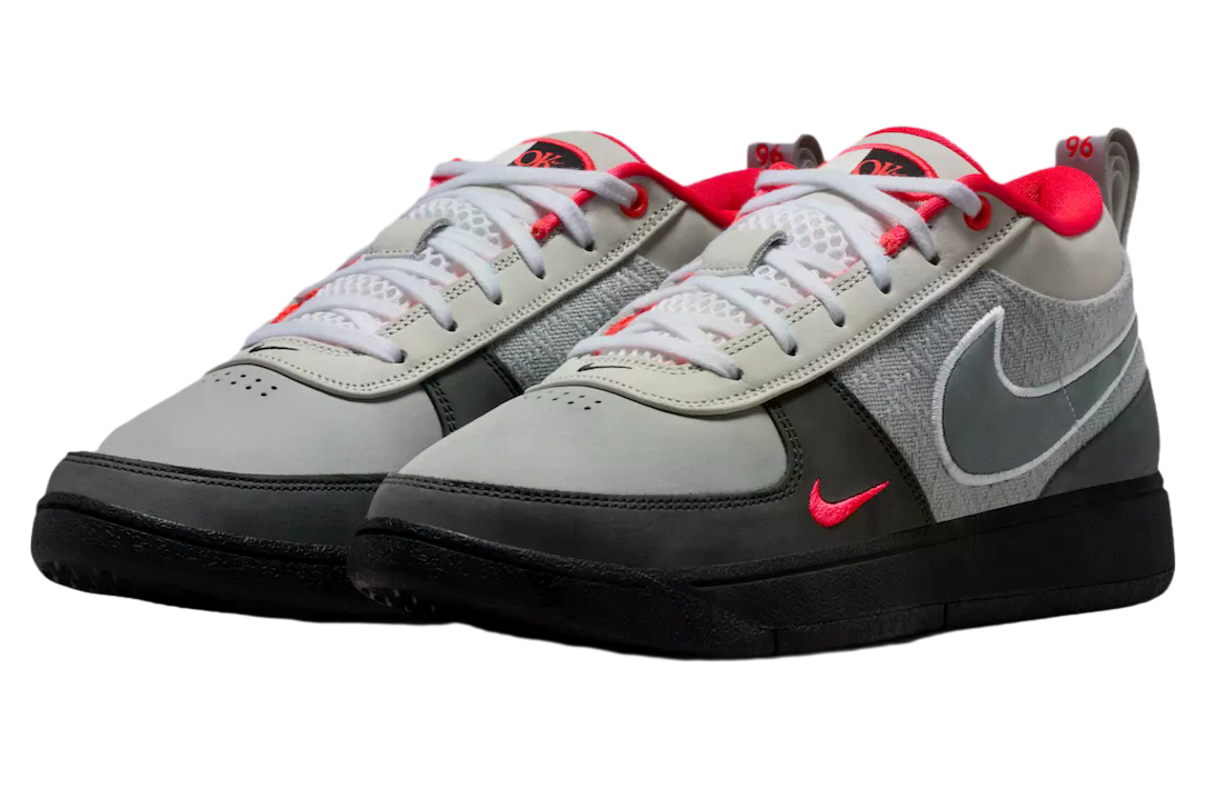 Nike Book 1 Solar Red Wolf Grey / Cool Grey - Image 2