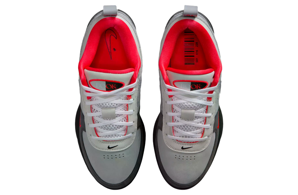 Nike Book 1 Solar Red Wolf Grey / Cool Grey - Image 4