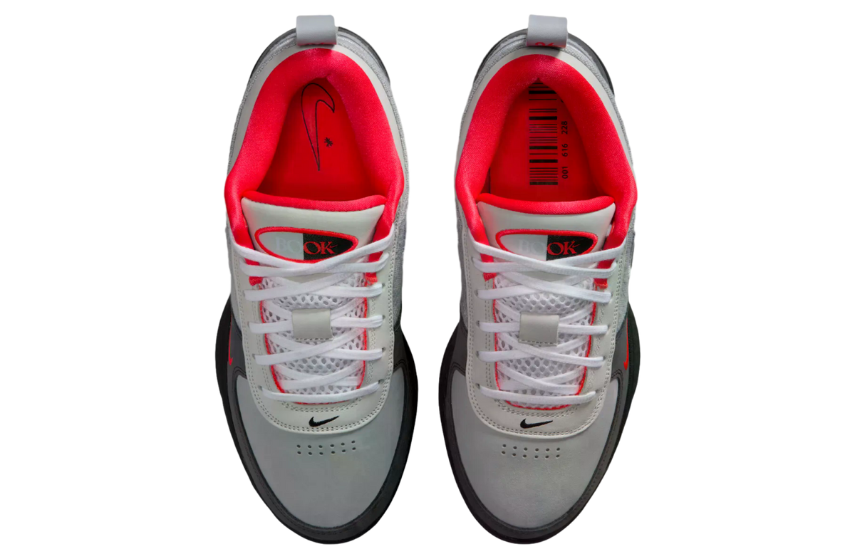 Nike Book 1 Solar Red Wolf Grey / Cool Grey - Image 4