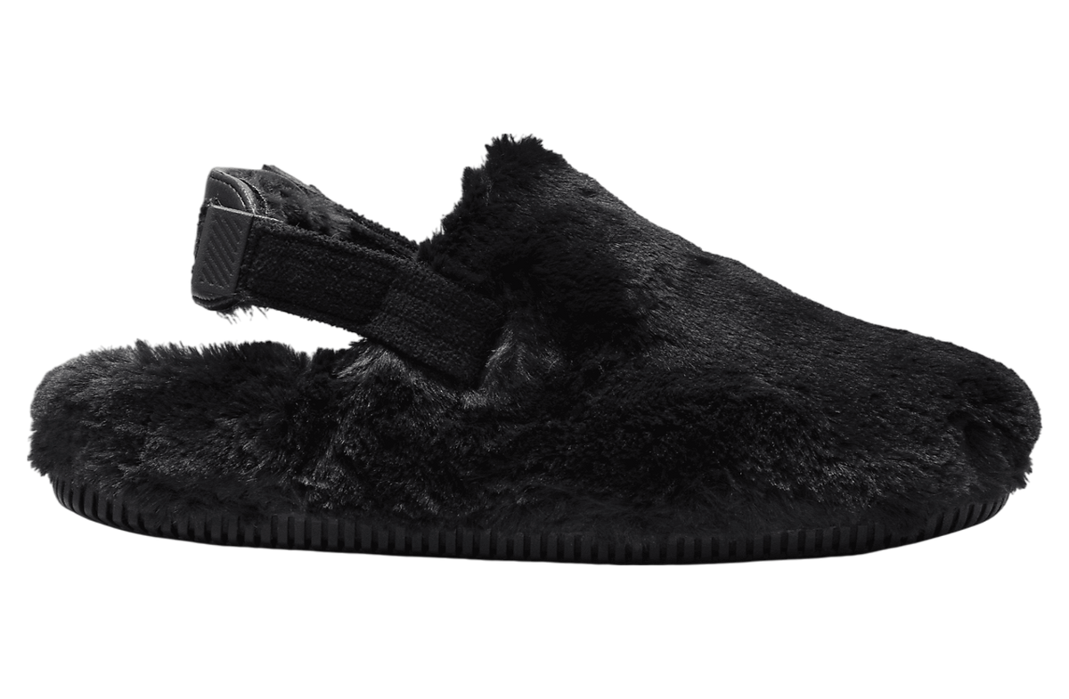 Nike Calm Mule Black Fur - Image 3