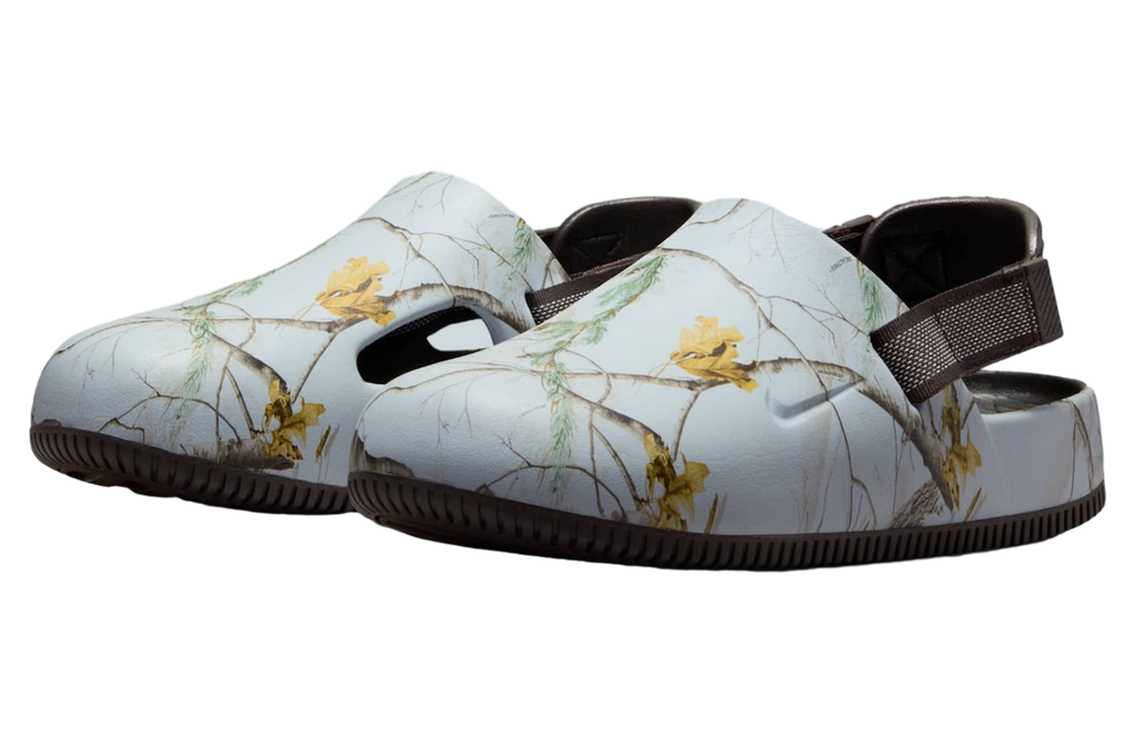 Nike Calm Mule White / Velvet Brown - Image 2