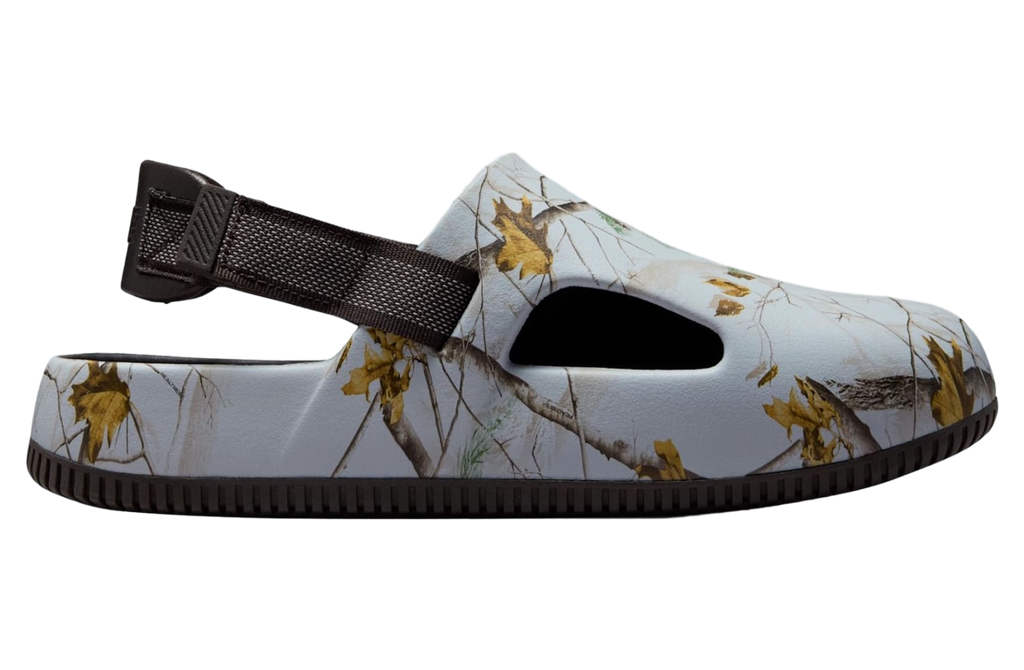 Nike Calm Mule White / Velvet Brown - Image 3