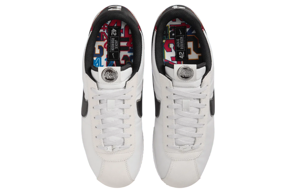 Nike Cortez Jackie Robinson Day Photon Dust / Metallic Silver - Image 4