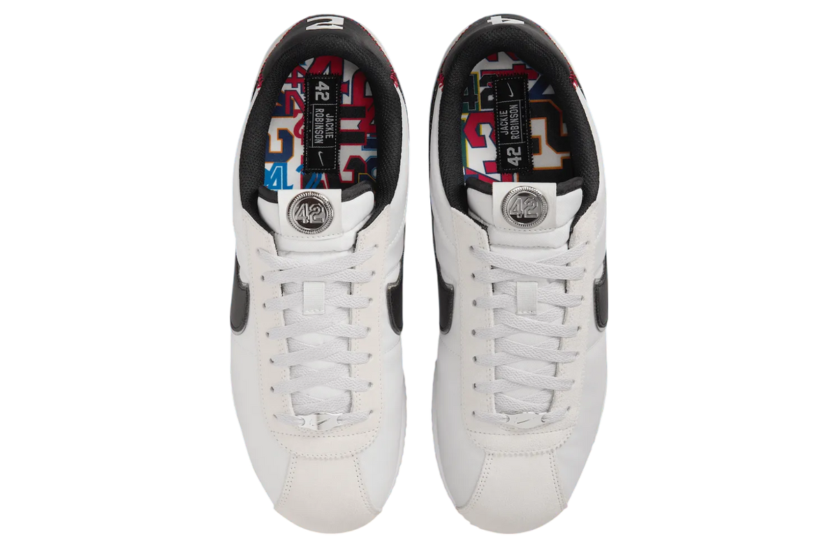 Nike Cortez Jackie Robinson Day Photon Dust / Metallic Silver - Image 4