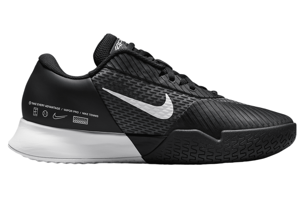 Nike Court Air Zoom Vapor Pro 2 Black / White (Hard Court) - Image 3