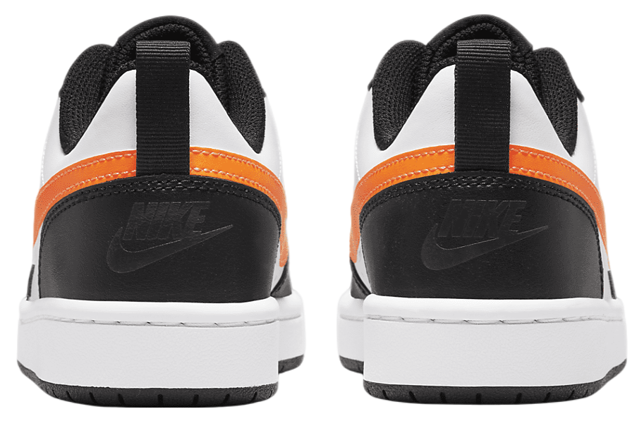 Nike Court Borough Low 2 GS White Total Orange - Image 6