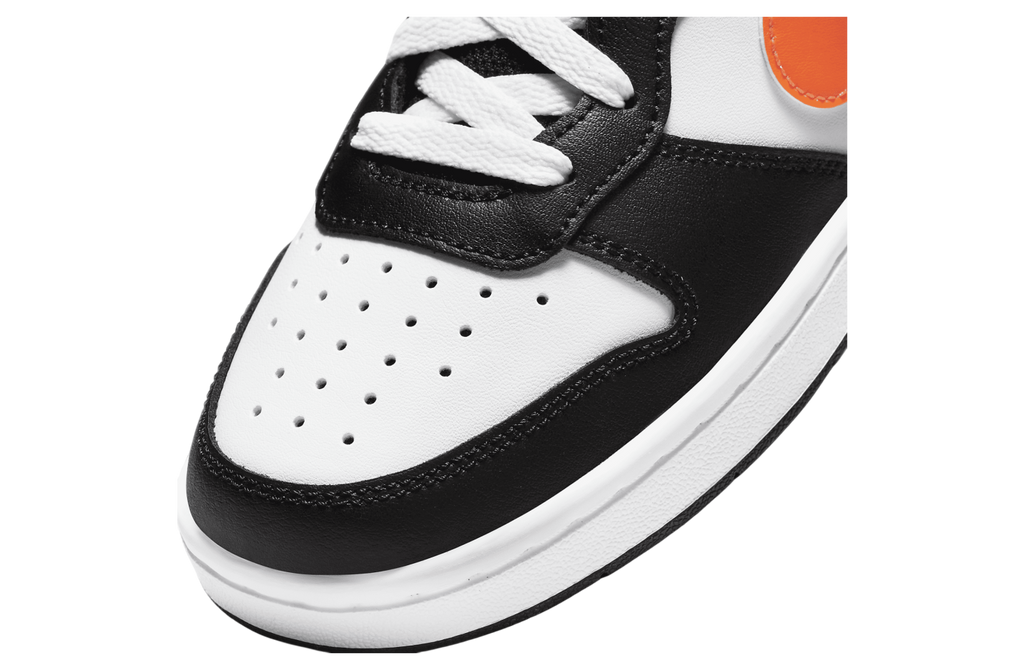 Nike Court Borough Low 2 GS White Total Orange - Image 7