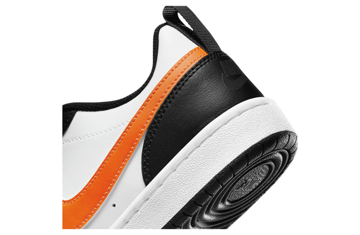 Nike Court Borough Low 2 GS White Total Orange - Image 8