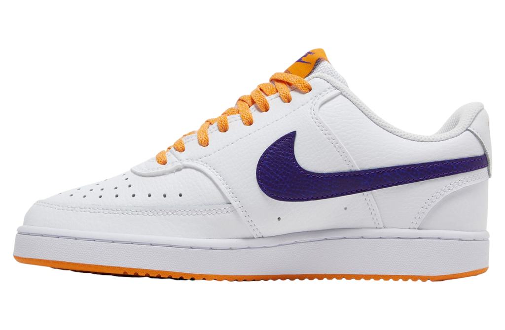 Nike Court Vision Low White Electro Purple - Image 2