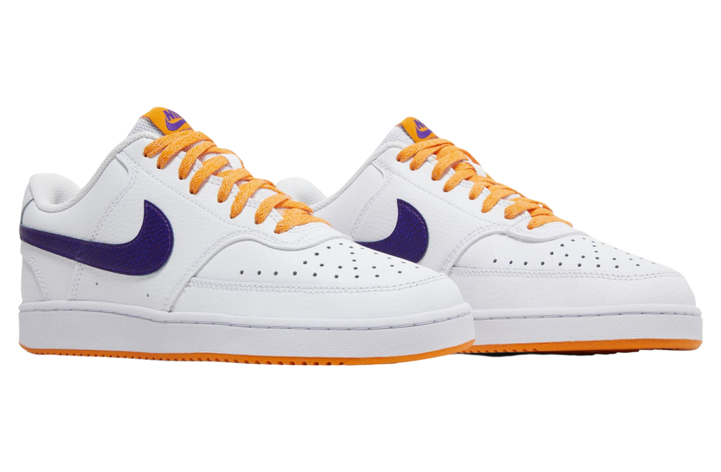 Nike Court Vision Low White Electro Purple - Image 5