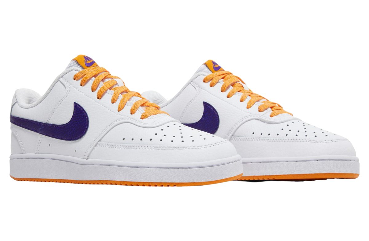 Nike Court Vision Low White Electro Purple - Image 5