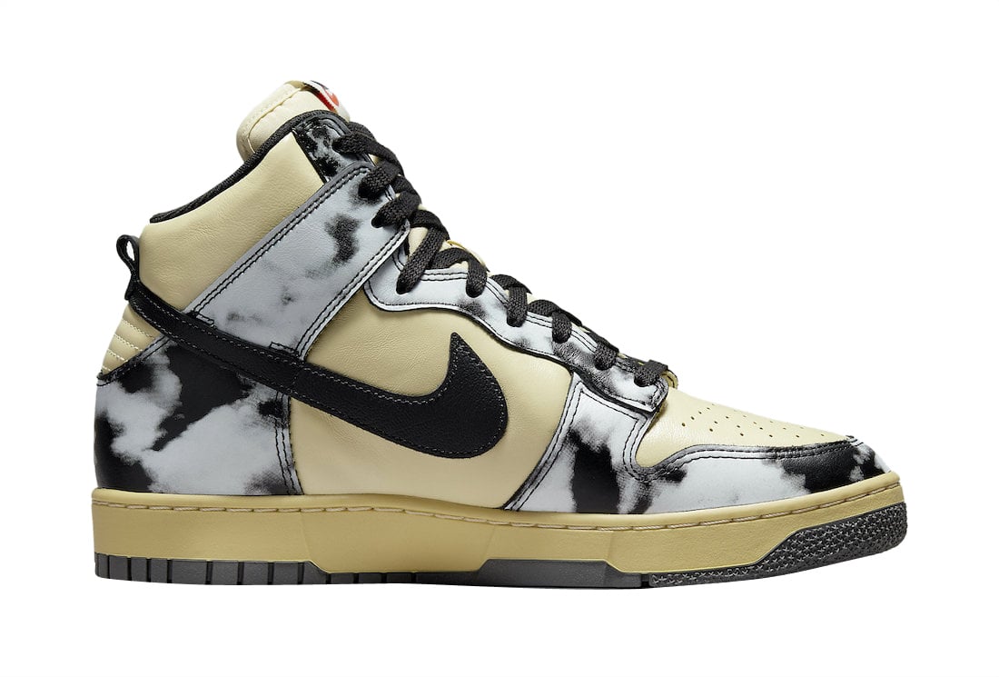 Nike Dunk High 1985 Black Acid Wash - Image 3