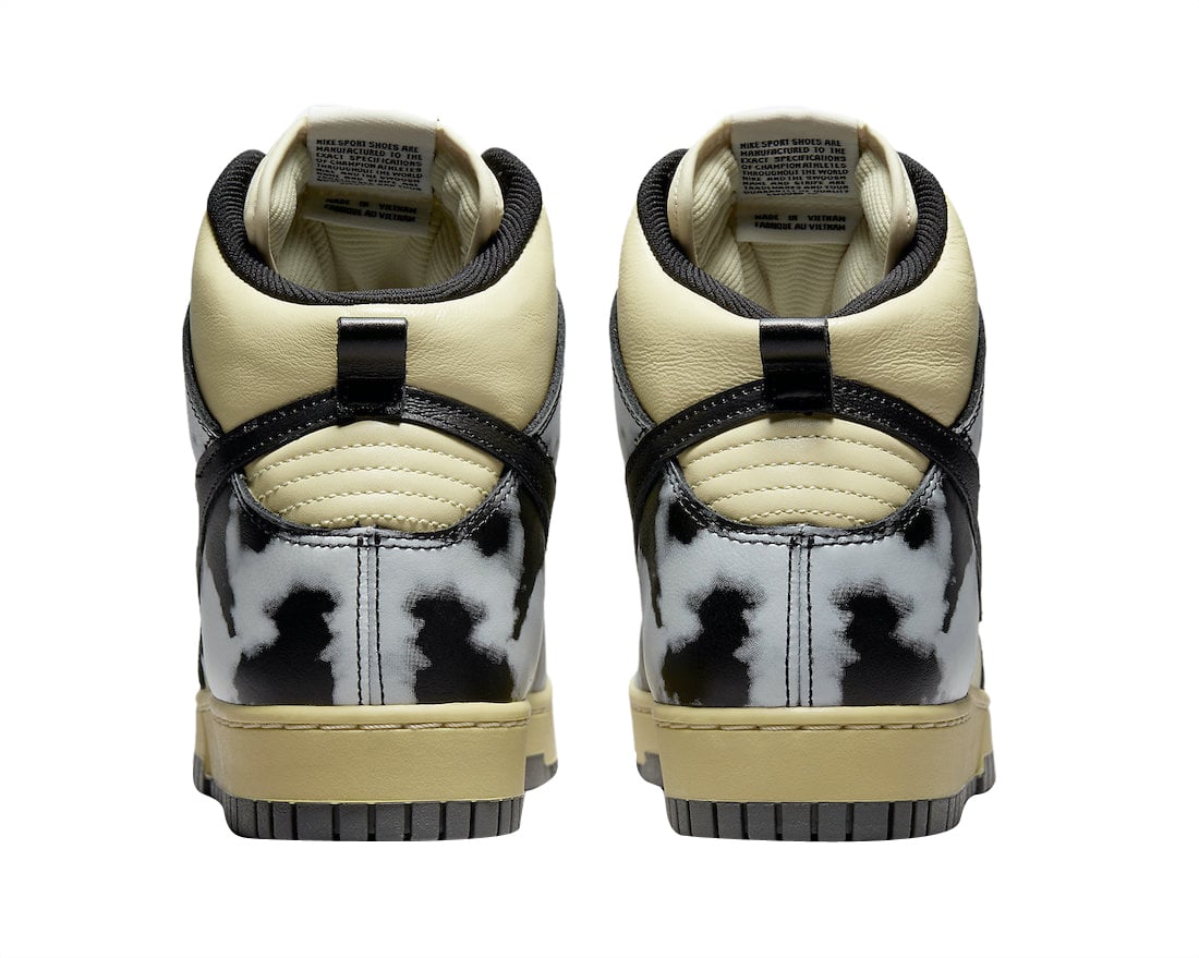 Nike Dunk High 1985 Black Acid Wash - Image 5