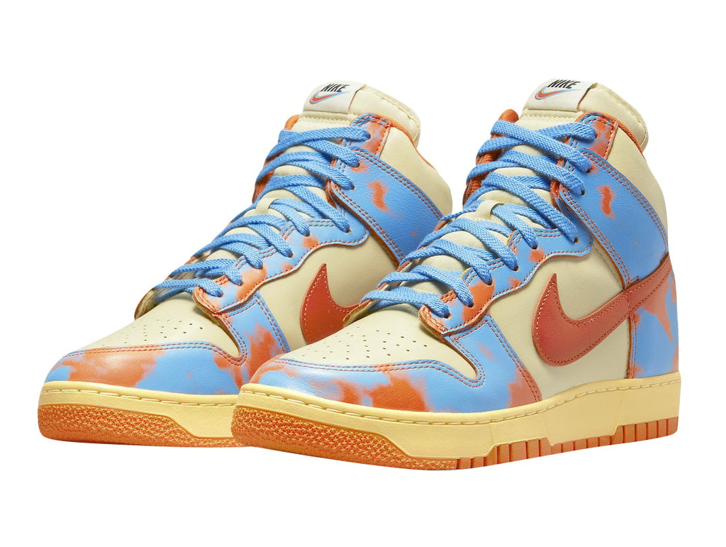 Nike Dunk High 1985 Orange Acid Wash - Image 2