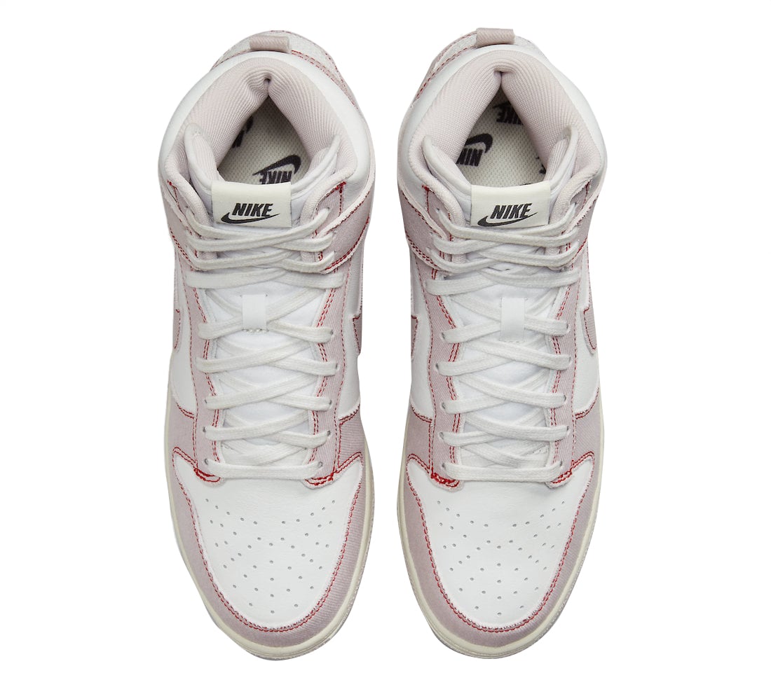 Nike Dunk High 1985 Pink Denim - Image 4
