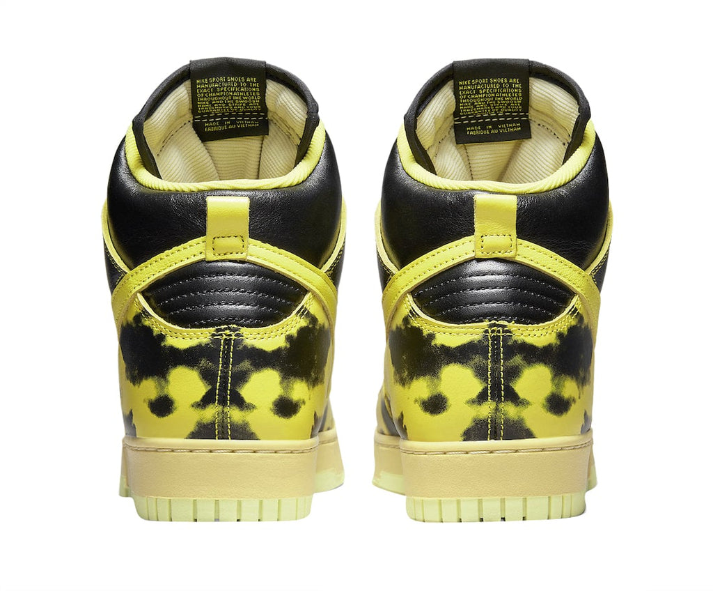 Nike Dunk High 1985 Yellow Acid Wash - Image 5