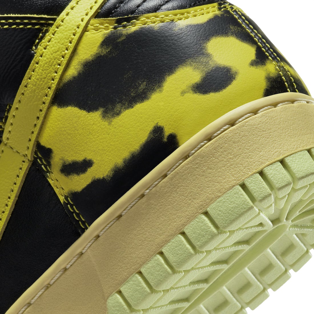 Nike Dunk High 1985 Yellow Acid Wash - Image 8