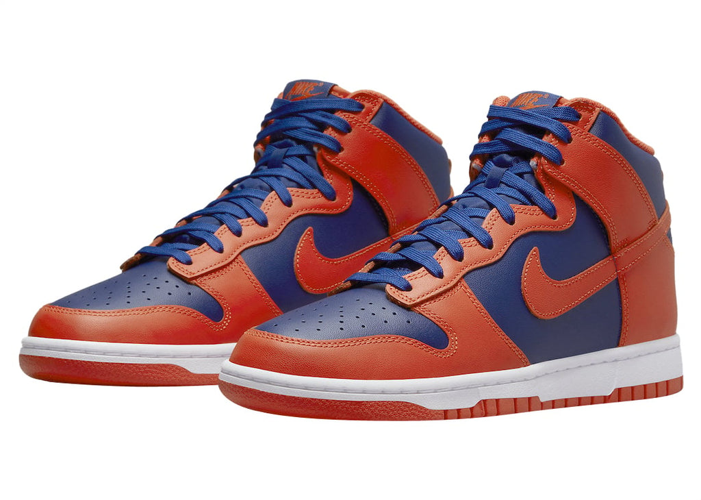 Nike Dunk High Blue Orange - Image 2