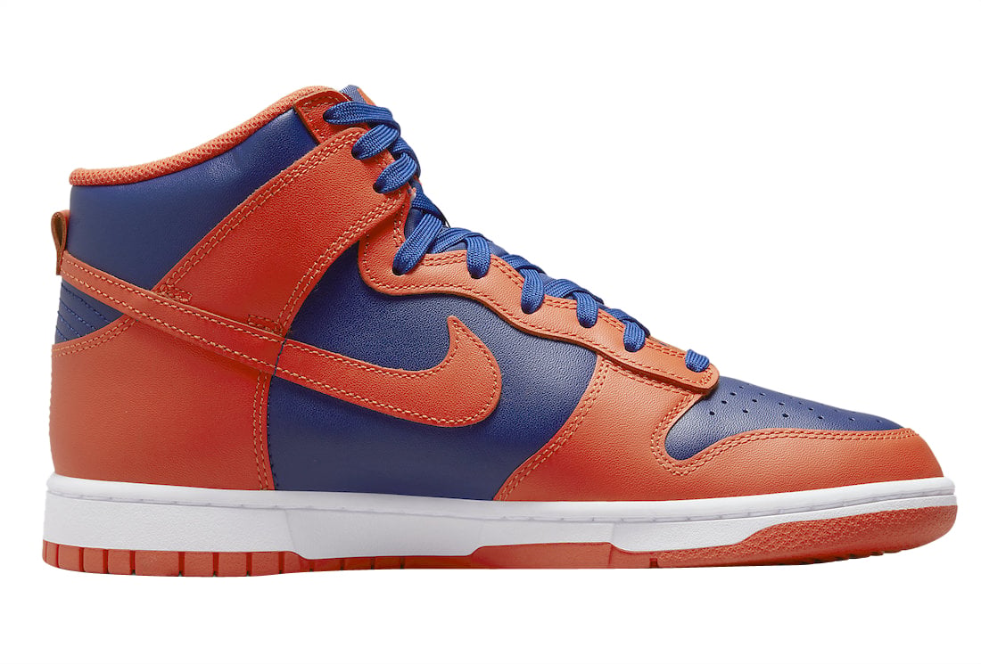 Nike Dunk High Blue Orange - Image 3