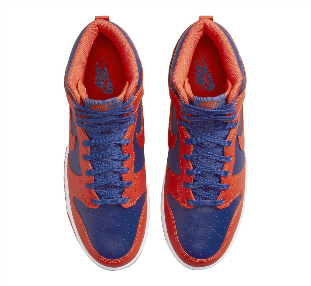 Nike Dunk High Blue Orange - Image 4