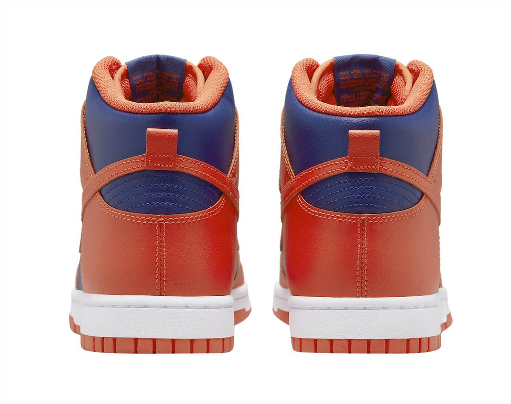 Nike Dunk High Blue Orange - Image 5