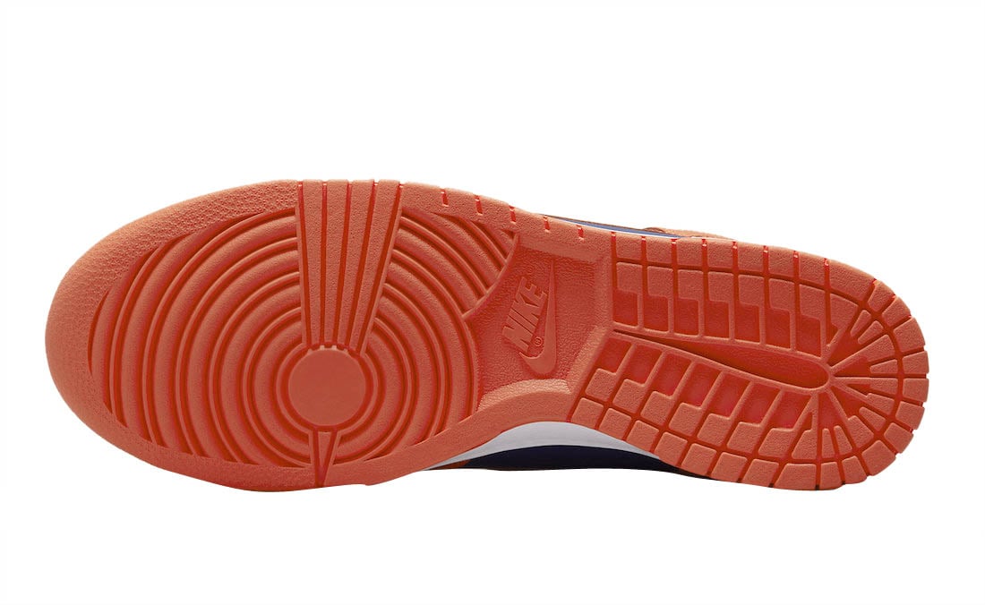 Nike Dunk High Blue Orange - Image 6