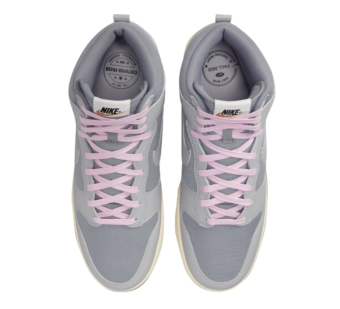 Nike Dunk High Certified Fresh Light Smoke Grey - Image 4