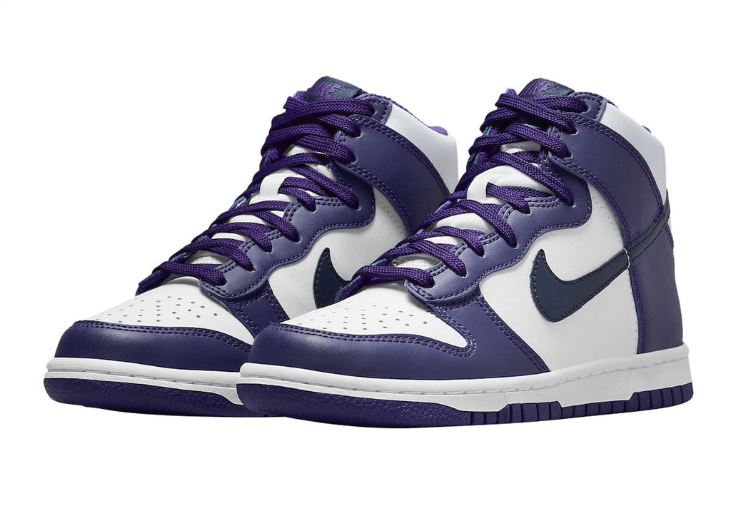 Nike Dunk High GS Purple Navy - Image 2