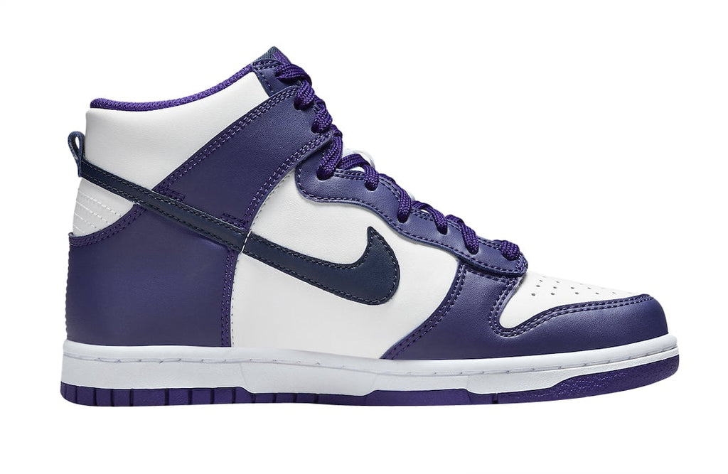 Nike Dunk High GS Purple Navy - Image 3