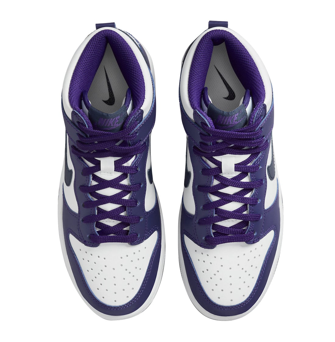 Nike Dunk High GS Purple Navy - Image 4