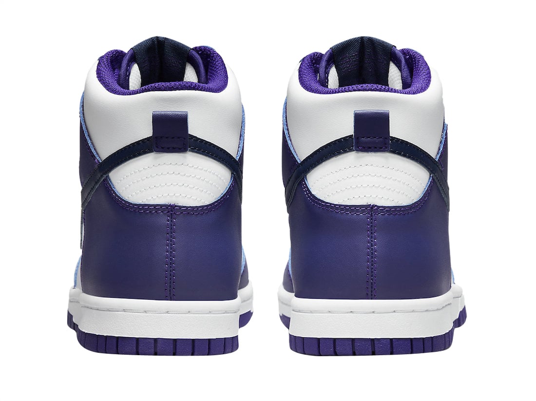 Nike Dunk High GS Purple Navy - Image 5