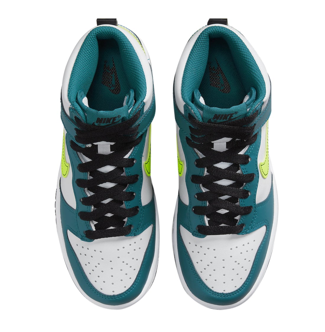 Nike Dunk High GS Volt Bright Spruce - Image 4